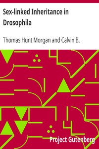 Sex-linked Inheritance in Drosophila by Thomas Hunt Morgan