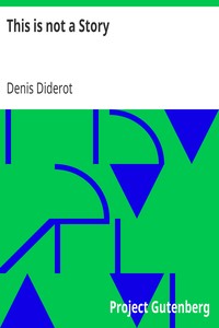 This is not a Story by Denis Diderot
