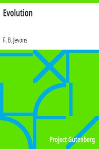 Evolution by F. B. (Frank Byron) Jevons