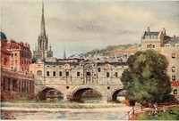 Cathedral Cities of England
60 reproductions from original water-colours by W. W. (William Wiehe) Collins