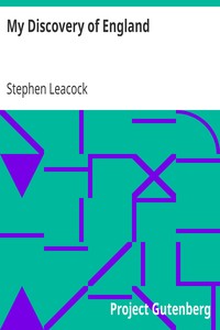 My Discovery of England by Stephen Leacock