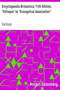 Encyclopaedia Britannica, 11th Edition, "Ethiopia" to "Evangelical Association"
Volume 9, Slice 8 by Various