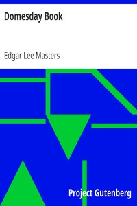 Domesday Book by Edgar Lee Masters