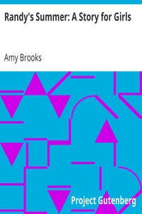 Randy's Summer: A Story for Girls by Amy Brooks
