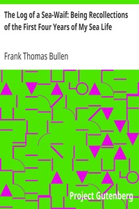 The Log of a Sea-Waif: Being Recollections of the First Four Years of My Sea Life by Frank Thomas Bullen