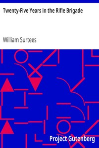 Twenty-Five Years in the Rifle Brigade by William Surtees
