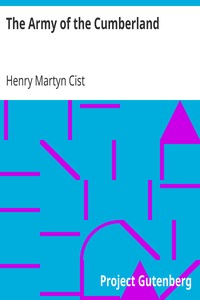The Army of the Cumberland by Henry Martyn Cist