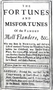 The Fortunes and Misfortunes of the Famous Moll Flanders by Daniel Defoe