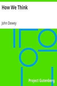 How We Think by John Dewey