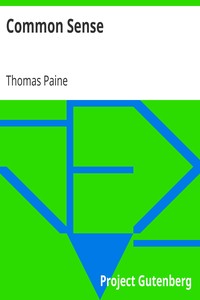 Common Sense by Thomas Paine