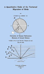 A Quantitative Study of the Nocturnal Migration of Birds by George H. Lowery