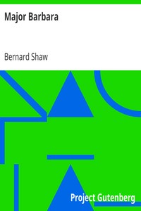 Major Barbara by Bernard Shaw