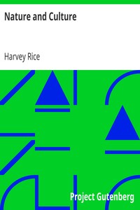 Nature and Culture by Harvey Rice
