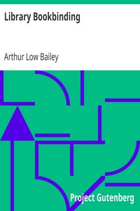 Library Bookbinding by Arthur Low Bailey