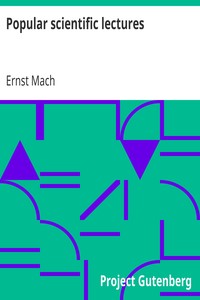Popular scientific lectures by Ernst Mach