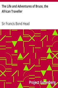 The Life and Adventures of Bruce, the African Traveller by Francis Bond Head