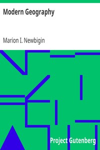 Modern Geography by Marion I. (Marion Isabel) Newbigin