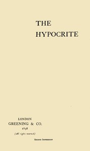 The Hypocrite by Guy Thorne