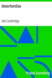 Materfamilias by Ada Cambridge