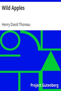 Wild Apples by Henry David Thoreau