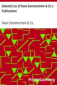 Selected List of Swan Sonnenschein & Co.'s Publications by Swan Sonnenschein & Co.