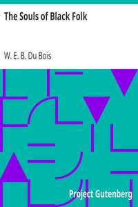 The Souls of Black Folk by W. E. B. (William Edward Burghardt) Du Bois