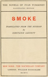 Smoke by Ivan Sergeevich Turgenev