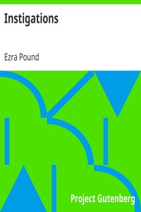 Instigations
Together with An Essay on the Chinese Written Character by Ezra Pound