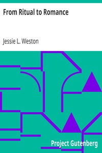 From Ritual to Romance by Jessie L. (Jessie Laidlay) Weston