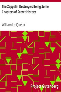 The Zeppelin Destroyer: Being Some Chapters of Secret History by William Le Queux