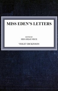 Miss Eden's Letters by Emily Eden