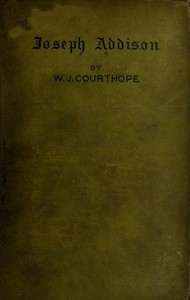 Addison by William John Courthope
