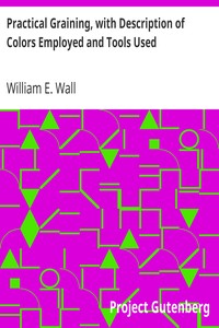 Practical Graining, with Description of Colors Employed and Tools Used by William E. (William Edmund) Wall