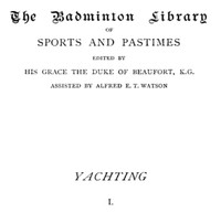 Yachting, Vol. 1 by Edward Sullivan