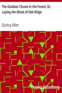 The Outdoor Chums in the Forest; Or, Laying the Ghost of Oak Ridge by Quincy Allen