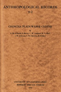 Chincha Plain-Weave Cloths by Lila M. (Lila Morris) O'Neale