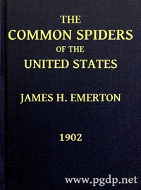 The Common Spiders of the United States by J. H. (James Henry) Emerton