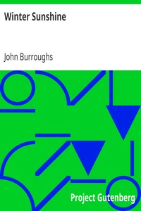 Winter Sunshine by John Burroughs