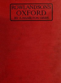 Rowlandson's Oxford by A. Hamilton (Arthur Hamilton) Gibbs
