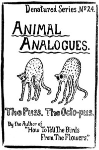 Animal Analogues: Verses and Illustrations by Robert Williams Wood