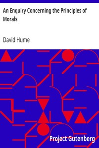 An Enquiry Concerning the Principles of Morals by David Hume