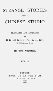 Strange Stories from a Chinese Studio, Vol. 2 (of 2) by Songling Pu