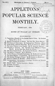 Appletons' Popular Science Monthly, February 1899
Volume LIV, No. 4, February 1899 by Various
