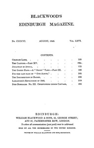 Blackwood's Edinburgh Magazine, Vol. 66 No.406, August 1849 by Various