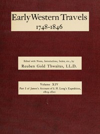 James's Account of S. H. Long's Expedition, 1819-1820, part 1 by Edwin James