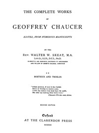 Chaucer's Works, Volume 2 — Boethius and Troilus by Geoffrey Chaucer
