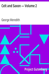 Celt and Saxon — Volume 2 by George Meredith