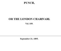 Punch or the London Charivari, Vol. 109, September 21, 1895 by Various
