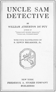 Uncle Sam, Detective by William Atherton DuPuy