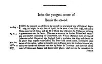 Chronicles of England, Scotland and Ireland (2 of 6): England (07 of 12)
Iohn the Yongest Sonne of Henrie the Second by Raphael Holinshed